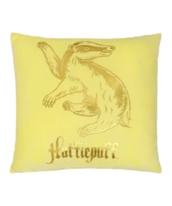 Harry Potter Hufflepuff Square Cushion Gold