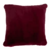 Heritage Amelie Faux Fur Cushion Maroon