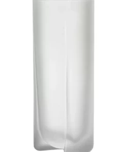 IITTALA Kuru 25.5cm Frosted Glass Vase Clear