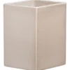 IITTALA Ruutu 18cm Glass Vase Beige