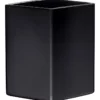 IITTALA Ruutu 18cm Glass Vase Black