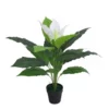 Cooper & Co 70Cm Tall Potted Artificial Peace Lily