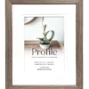 Profile Deluxe 8x10"/5x7" Timber Photo Frame Stone Ash