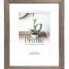 Profile Deluxe 11x14"/8x10" Timber Photo Frame Stone Ash