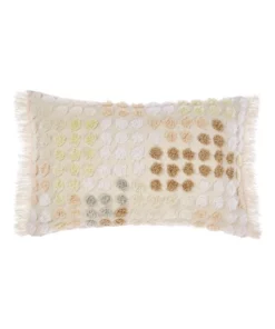 Linen House McKenzie Cushion in Vanilla