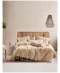 Linen House Asha Cushion in Sand -Home Decor Shop 775362520 855331300 3 720x928