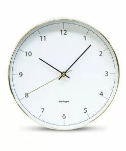 Salt&Pepper Blair 31cm Wall Clock White/Gold