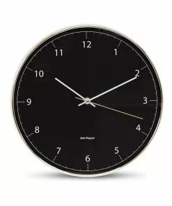 Salt&Pepper Blair 31cm Wall Clock Black/Gold