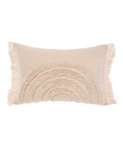 Linen House Daybreak Rectangle Cushion Pink