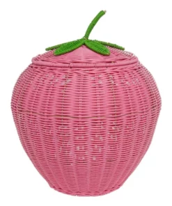 Milkshake Strawberry Shaped Storage Basket 55cm
