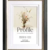 Profile Bonjour Black Silver Timber Photo Frame 8x10/5x7