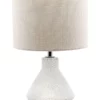 Salt&Pepper Crackle Table Lamp White 32cm