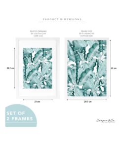 Cooper & Co Set Of 2 29.7cmx42 Mat to 21x29.7cm White Premium Paradise Wooden Photo Frame 13 Cooper & Co Set Of 2 29.7cmx42 Mat to 21x29.7cm White Premium Paradise Wooden Photo Frame -Home Decor Shop 779423320 7 720x928