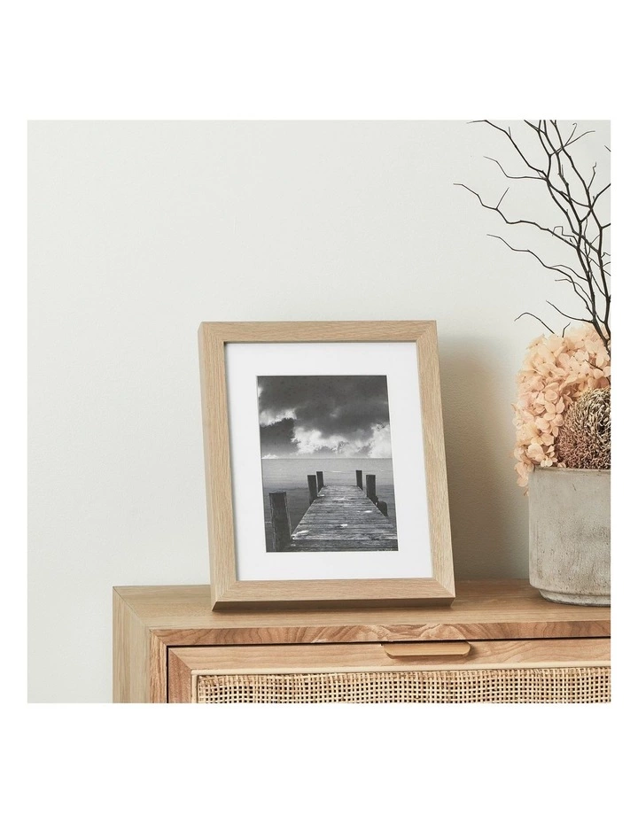 Cooper & Co Set Of 4 20x25cm Mat to 13x18cm Oak Premium Paradise Wooden Photo Frame 4 Cooper & Co Set Of 4 20x25cm Mat to 13x18cm Oak Premium Paradise Wooden Photo Frame - Image 4