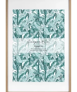 Cooper & Co 60x90cm Mat to 50x70cm Oak Premium Paradise Wooden Photo Frame