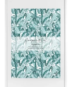 Cooper & Co 60x90cm Mat to 50x70cm White Premium Paradise Wooden Photo Frame
