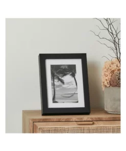 Cooper & Co Set Of 4 20x25cm Mat to 13x18cm Black Premium Paradise Wooden Photo Frame -Home Decor Shop 779424760 4 720x928