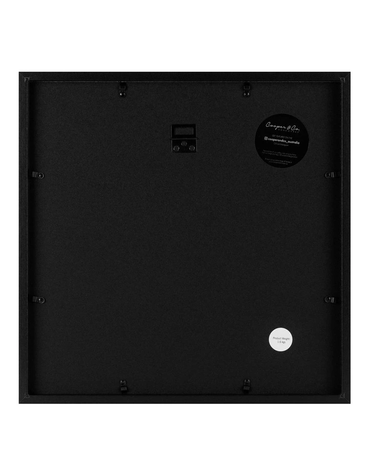 Cooper & Co Set Of 2 40x40cm Mat to 30x30cm Black Premium Paradise Wooden Photo Frame 3 Cooper & Co Set Of 2 40x40cm Mat to 30x30cm Black Premium Paradise Wooden Photo Frame - Image 3