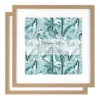 Cooper & Co Set Of 2 40x40cm Mat to 30x30cm Oak Premium Paradise Wooden Photo Frame