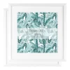 Cooper & Co Set Of 2 40x40cm Mat to 30x30cm White Premium Paradise Wooden Photo Frame