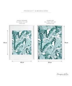 Cooper & Co 50x70cm Mat to 40x50cm White Premium Paradise Wooden Photo Frame -Home Decor Shop 779425390 6 720x928