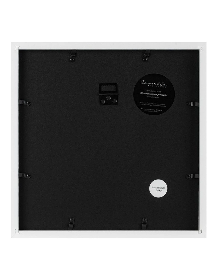 Cooper & Co Set Of 2 30x30cm Mat to 20x20cm White Premium Paradise Wooden Photo Frame 3 Cooper & Co Set Of 2 30x30cm Mat to 20x20cm White Premium Paradise Wooden Photo Frame - Image 3