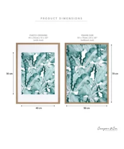 Cooper & Co 50x70cm Mat to 40x50cm Oak Premium Paradise Wooden Photo Frame -Home Decor Shop 779425660 6 720x928