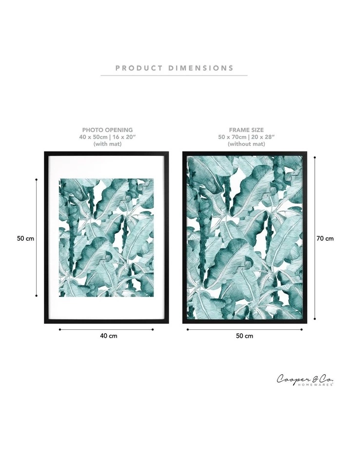 Cooper & Co 50x70cm Mat to 40x50cm Black Premium Paradise Wooden Photo Frame 6 Cooper & Co 50x70cm Mat to 40x50cm Black Premium Paradise Wooden Photo Frame - Image 6