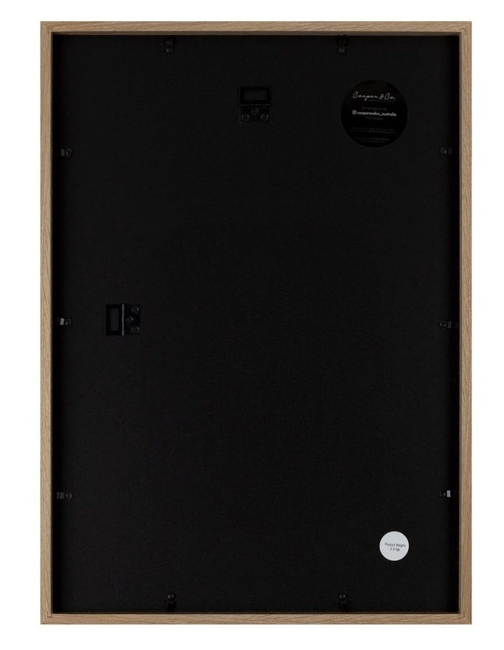 Cooper & Co 42x59.4cm Mat to 29.7x42cm Oak Premium Paradise Wooden Photo Frame 2 Cooper & Co 42x59.4cm Mat to 29.7x42cm Oak Premium Paradise Wooden Photo Frame - Image 2