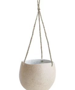 Robert Gordon Garden To Table Hanging Planter Small - White Speckle