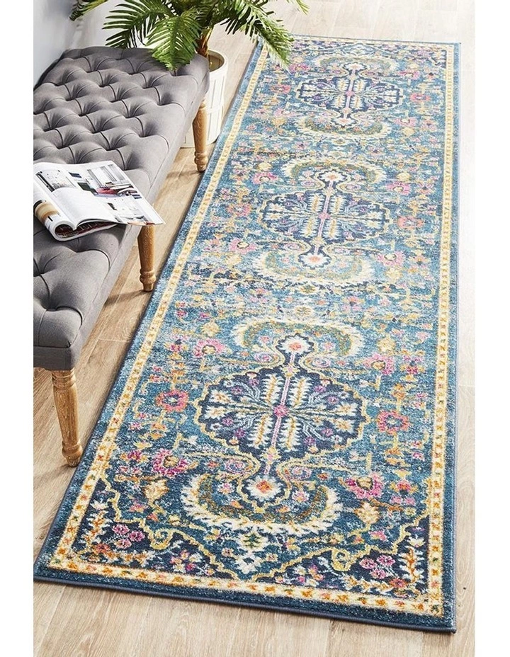 Rug Culture Babylon 209 Navy Runner Rug 7 Rug Culture Babylon 209 Navy Runner Rug - Image 7