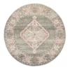 Rug Culture Avenue 703 Grey Round Rug