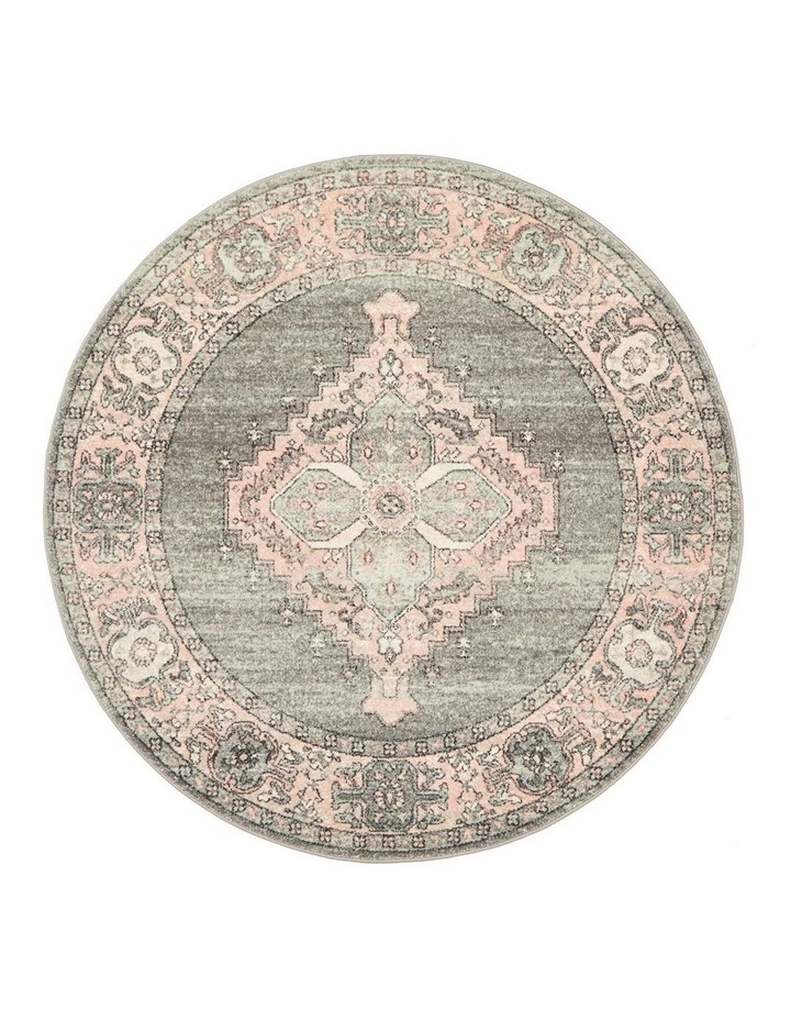 Rug Culture Avenue 703 Grey Round Rug 1 Rug Culture Avenue 703 Grey Round Rug