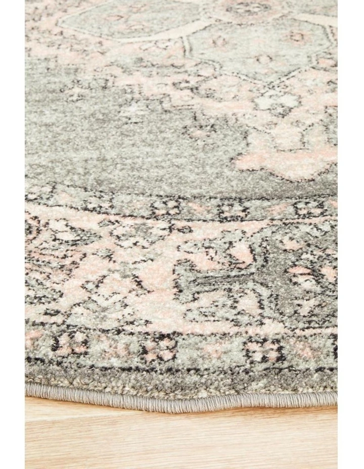 Rug Culture Avenue 703 Grey Round Rug 2 Rug Culture Avenue 703 Grey Round Rug - Image 2