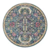 Rug Culture Babylon 209 Navy Round Rug