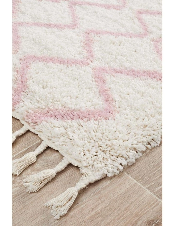 Rug Culture Saffron 11 Pink Runner Rug 2 Rug Culture Saffron 11 Pink Runner Rug - Image 2