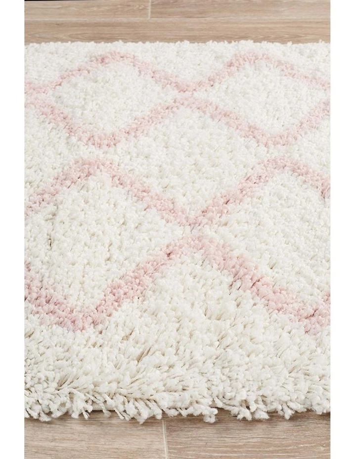 Rug Culture Saffron 11 Pink Runner Rug 4 Rug Culture Saffron 11 Pink Runner Rug - Image 4