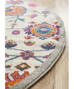 Rug Culture Babylon 208 Multi Round Rug -Home Decor Shop 782205760 3 720x928