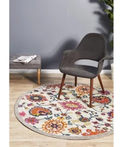 Rug Culture Babylon 208 Multi Round Rug -Home Decor Shop 782205760 7 720x928