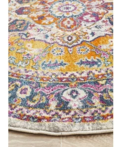 Rug Culture Babylon 207 Multi Round Rug -Home Decor Shop 782207290 4 720x928
