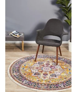 Rug Culture Babylon 207 Multi Round Rug -Home Decor Shop 782207290 7 720x928