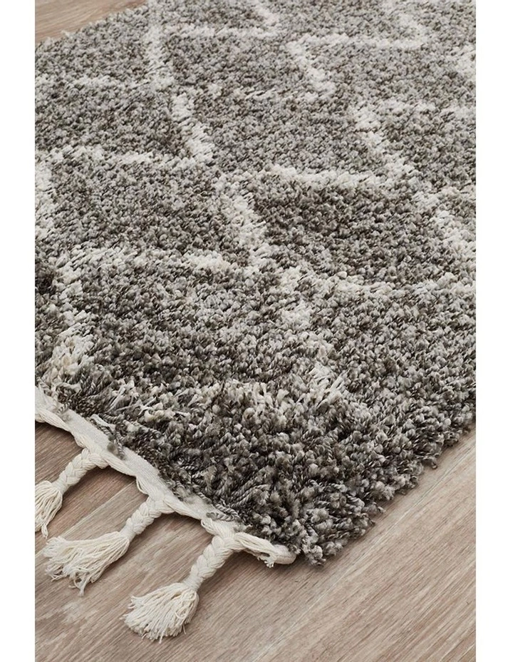 Rug Culture Saffron 11 Grey Runner Rug 2 Rug Culture Saffron 11 Grey Runner Rug - Image 2