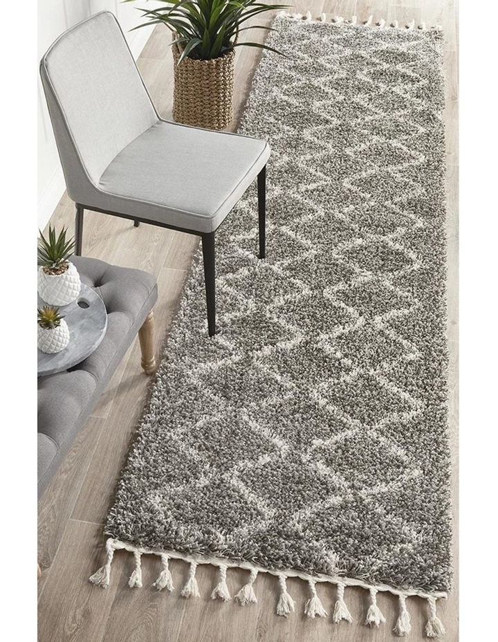 Rug Culture Saffron 11 Grey Runner Rug 7 Rug Culture Saffron 11 Grey Runner Rug - Image 7