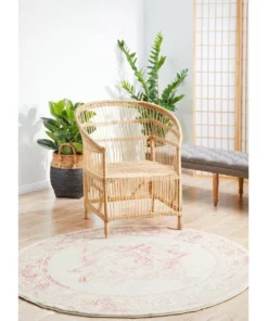 Rug Culture Avenue 702 Rose Round Rug -Home Decor Shop 782207560 7 720x928