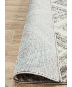 Rug Culture Sabrina Geo Diamonds Rug Silver Grey -Home Decor Shop 782207830 6 720x928