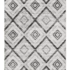 Rug Culture Sabrina Geo Diamonds Rug Grey Black
