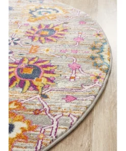 Rug Culture Babylon 210 Multi Round Rug -Home Decor Shop 782209630 3 720x928
