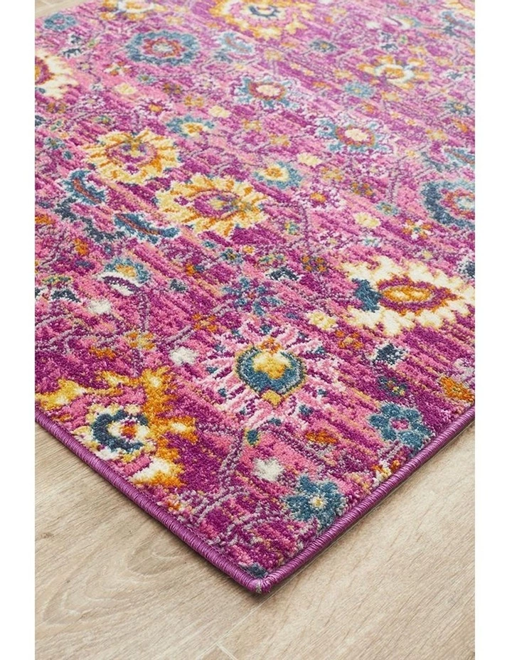 Rug Culture Babylon 210 Fuchsia Runner Rug 2 Rug Culture Babylon 210 Fuchsia Runner Rug - Image 2
