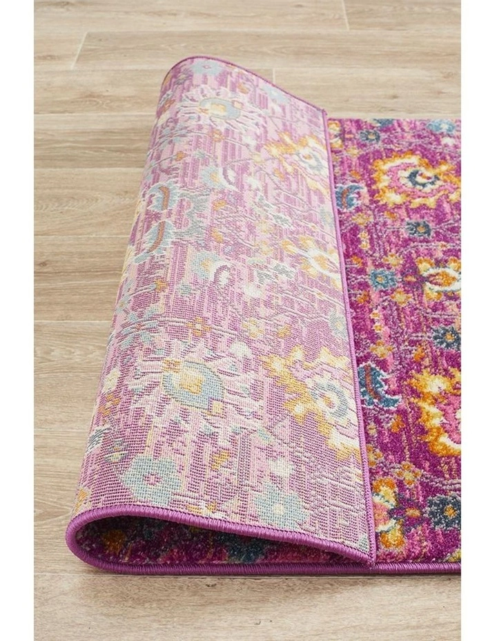 Rug Culture Babylon 210 Fuchsia Runner Rug 6 Rug Culture Babylon 210 Fuchsia Runner Rug - Image 6