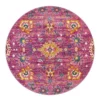 Rug Culture Babylon 210 Fuchsia Round Rug